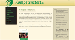 Desktop Screenshot of kompetenztest.de
